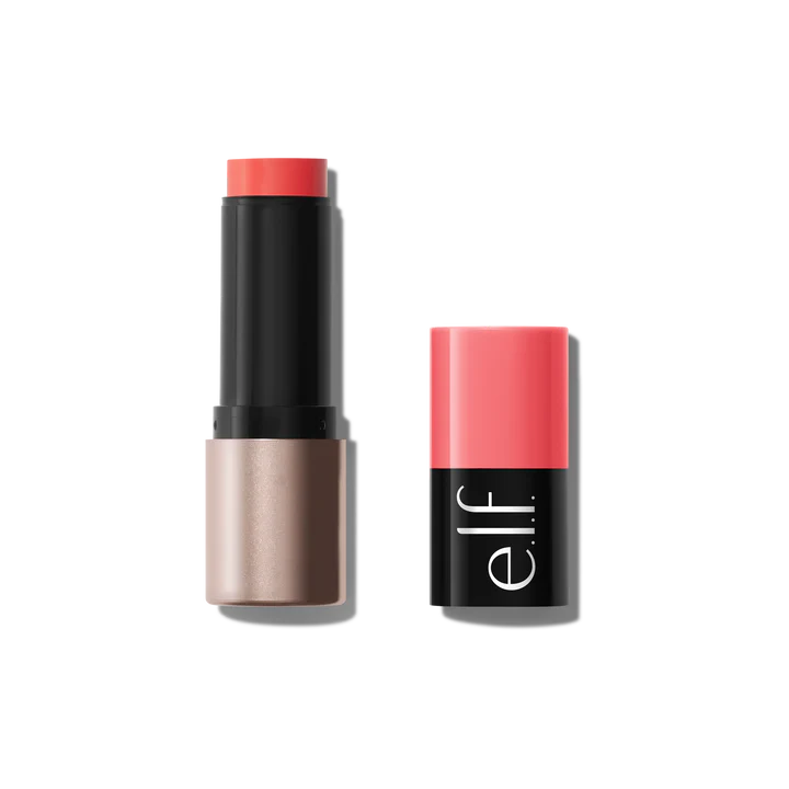 Rubor en Crema E.L.F tono peachy Coral